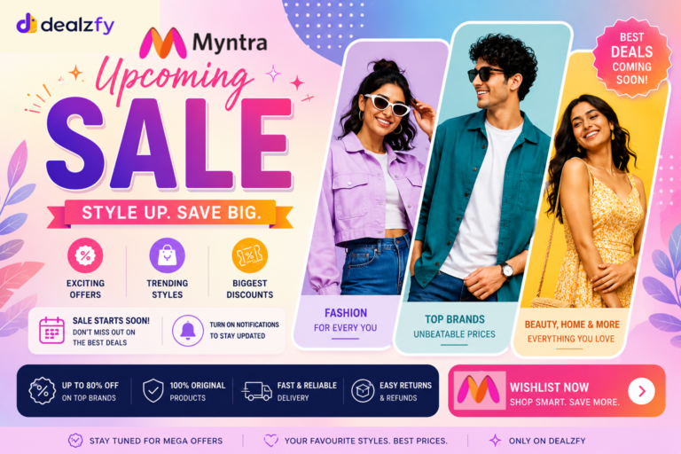 myntra upcoming sale